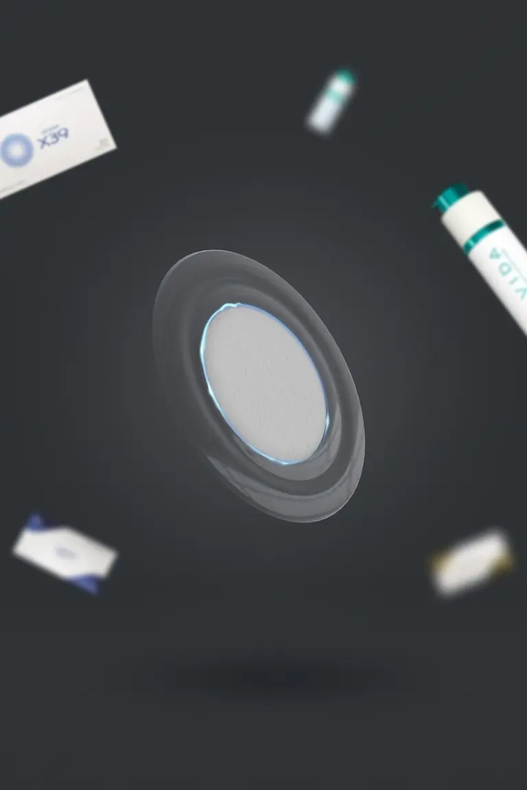3D renderings of a LifeWave X39 patch